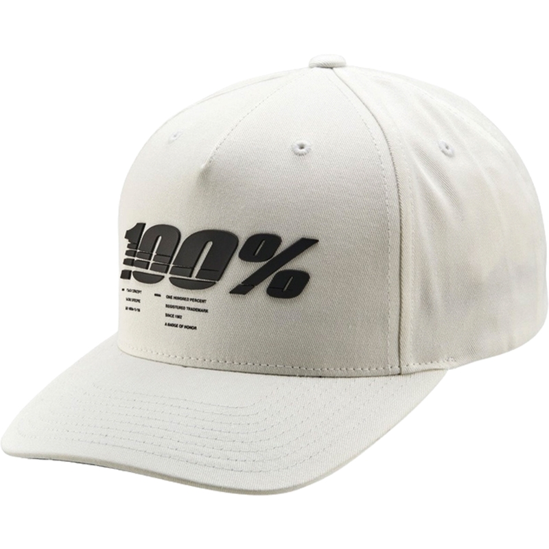 Šiltovka 100% Staunch Snapback biela