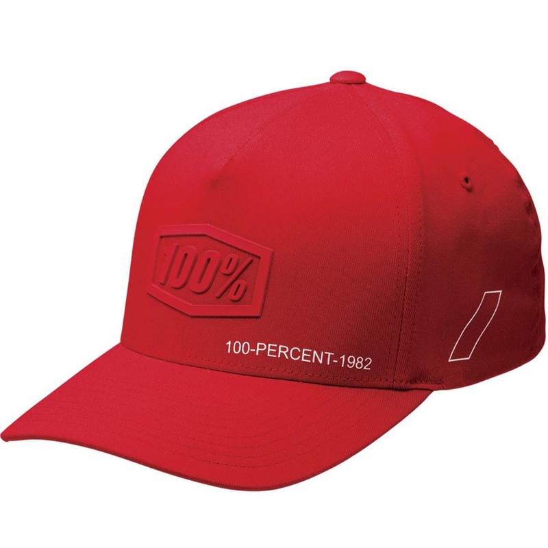 Detská šiltovka 100% Shadow Snapback červená