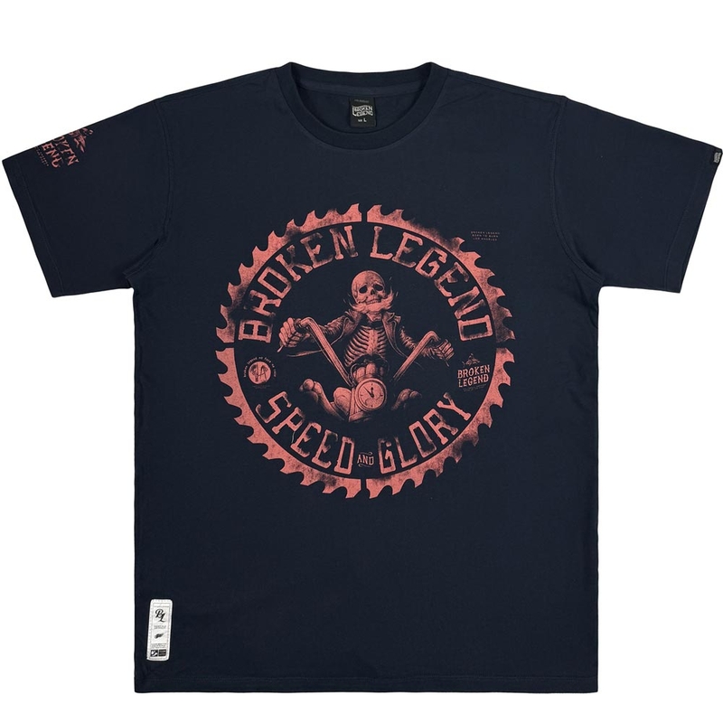 Tričko Yakuza Premium Hellrider BL 303 tmavě modré