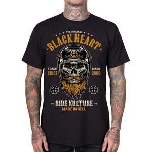 Tričko Black Heart Whiskery černé