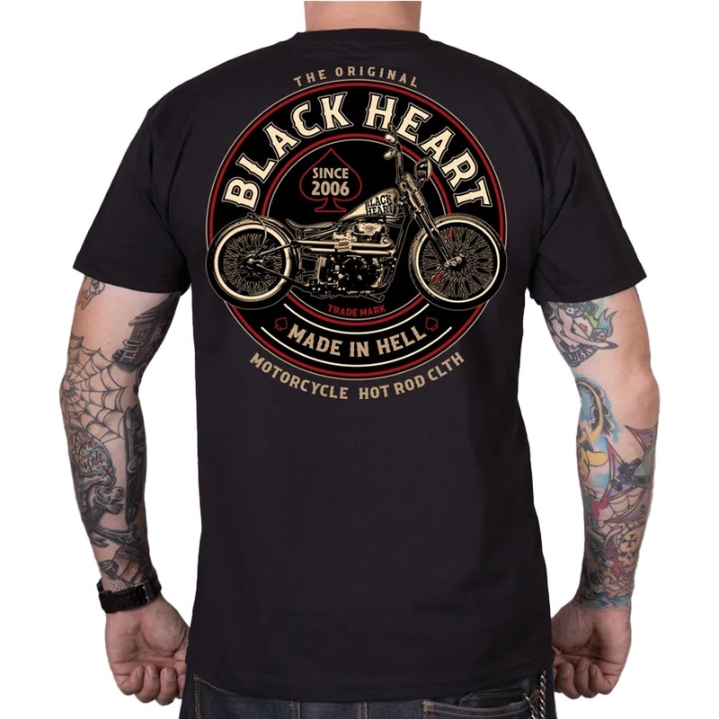 Tričko Black Heart Trapper černé
