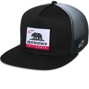 Kšiltovka Alpinestars Cali Gradient Trucker černo-bílá