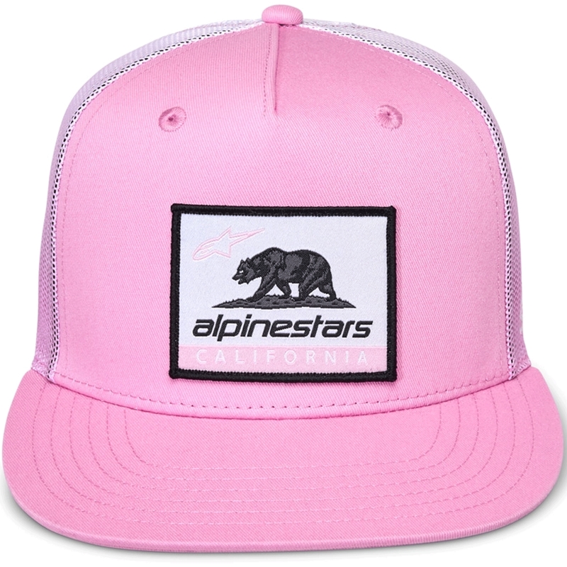 Kšiltovka Alpinestars Cali Gradient Trucker růžovo-bílá