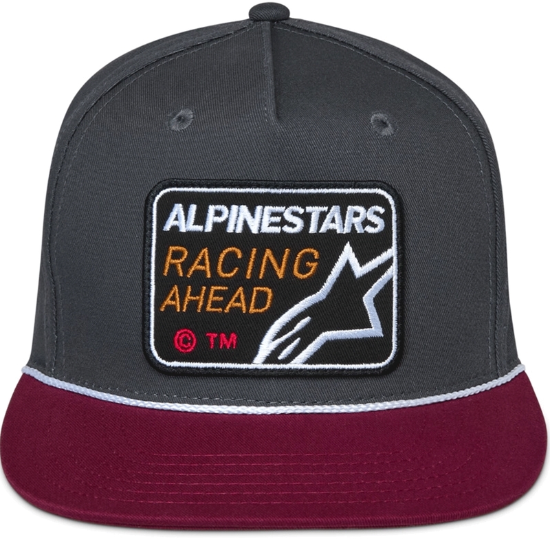 Kšiltovka Alpinestars Intuitive šedo-červená