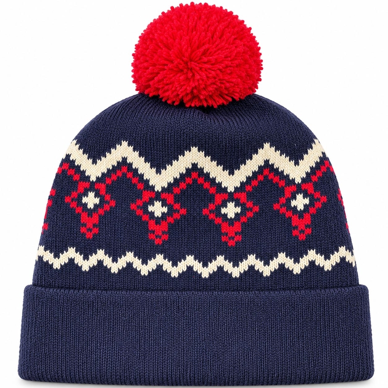 Zimná čiapka Red Bull Winter Beanie tmavo modro-červená