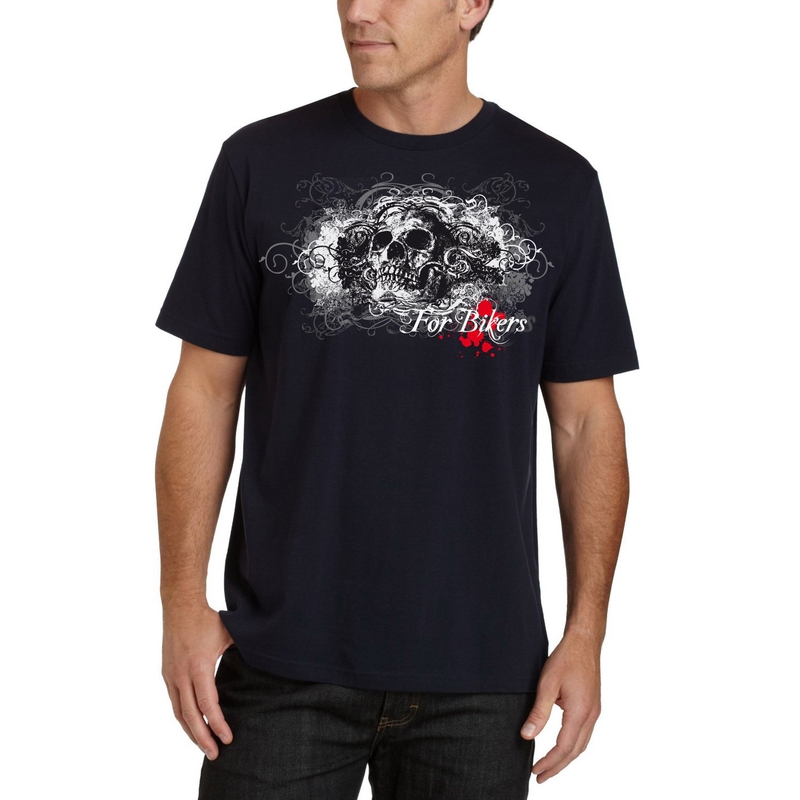 Triko pánské ForBikers-Scull 04 navy